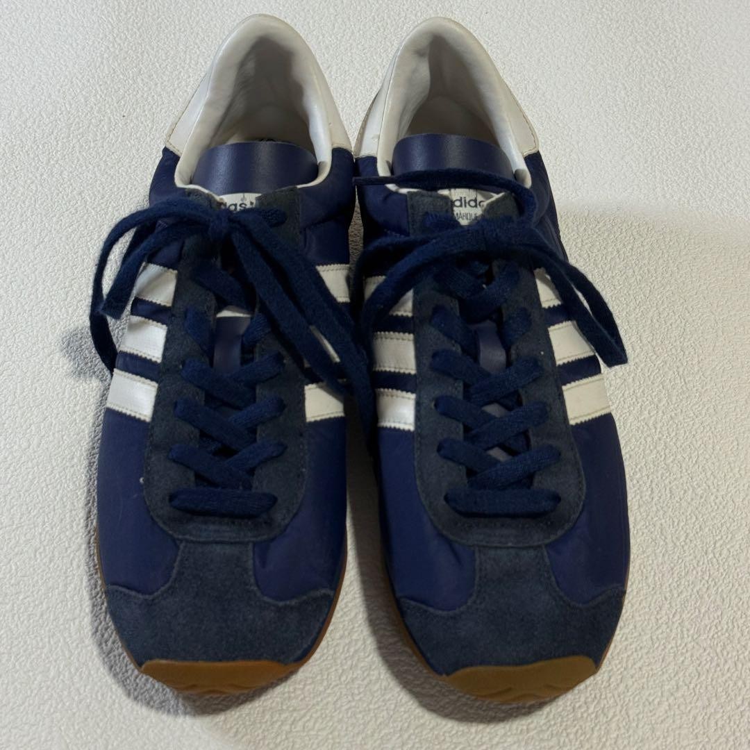 Adidas Men’s Sneakers 8 US/26cm Navy Trefoil Used, Some Wear Adidas Men’s Sneakers 8 US/26cm Navy Trefoil Used, Some Wear