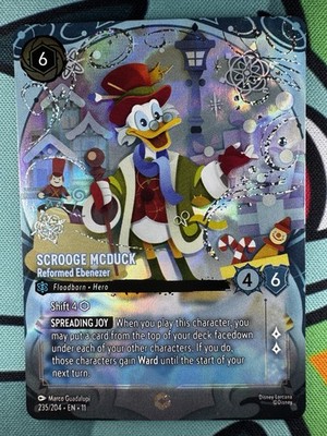 Scrooge McDuck: Reformed Ebenezer 235/204 - Disney Lorcana Winterspell Enchanted