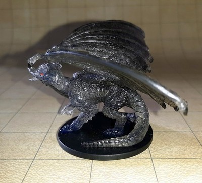  LARGE SHADOW DRAGON  57 RARE LARGE FIGUR  NIGHT BELOW 2007  D&D MINIATURES EVIL