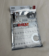 32 Degrees Heat Kids Thermal Base Layer Set Snowflake White/Gray Med 8 10 NWT