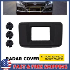 New For 2018-2022 Honda Distance Accord Sensor Milliwave Radar Cover & 3 Clips