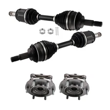 CV Axle Shaft+Wheel Hub Bearing For Toyota Tacoma Front L+R Base Model 2005