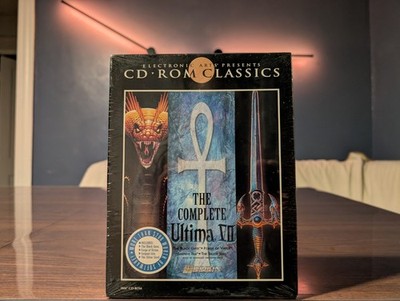 ULTIMA VII 7 COMPLETE SEALED PC Big Box CD-ROM Classics Origin EA Vintage NOS