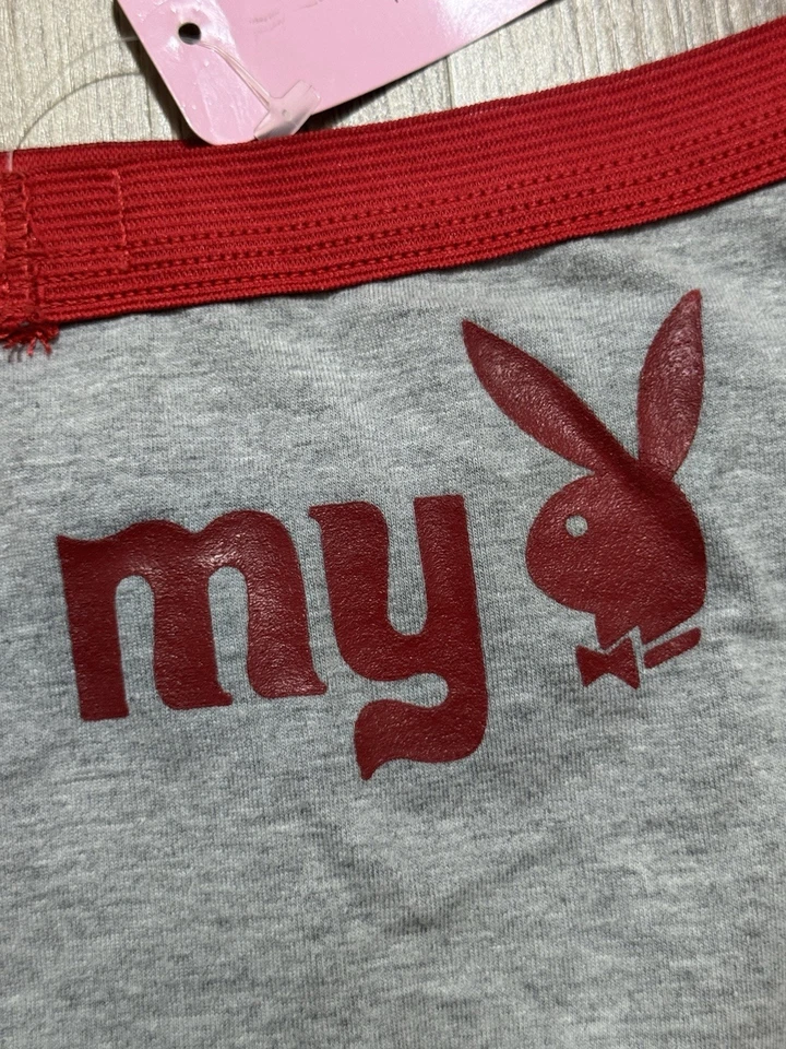 Calzoncillos Ropa Interior Y2K Vintage Playboy Kiss My Bunny Head Talla M Foto 4 de 4