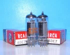 6DE7 NOS RCA radio amplifier audio vintage electron vacuum tubes 2 valves tested