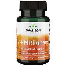Swanson 7-Hmrlignans from Norwegian Spruce Tree 40 Milligrams 60 Capsules
