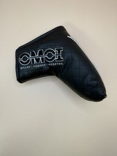 Mizuno Omni Black Synthetic Leather Putter Head Cover Headcover Excellent Cond