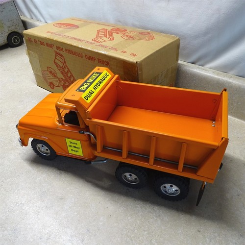 Vintage Tonka Big Mike Hydraulic Dump Truck + Box, State Hi-Way Don DeSalle - Picture 2 of 24