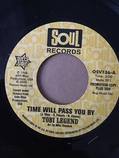 Time Will Pass You By - Tobi Legend plus Original Version John Rhys Etc - M