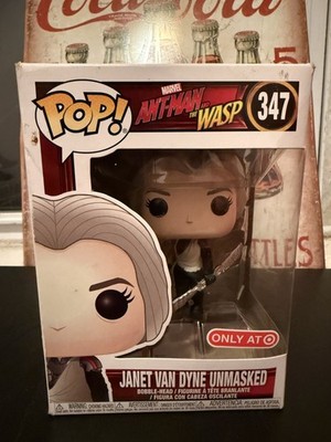 Funko POP! Janet Van Dyne Unmasked Marvel #347 Vinyl Figure Target Exclusive