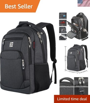 Multi-Compartment Laptop Backpack for Men & Women - Perfect for School & Travel