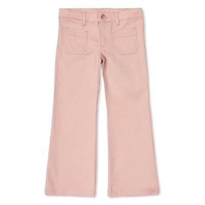 Bonpoint Girls Junon Flared Cotton Trousers