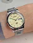Vintage Citizen Eagle 7 Automatic 21 Jewels Day Date Cream Dial Cal 8200A Japan