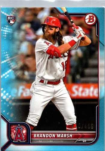 Brandon Marsh 2022 Bowman Brandon Marsh Blue