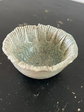  "Teichschale" Prise Topf Studiokeramik/Keramik Japan japanisch selten  