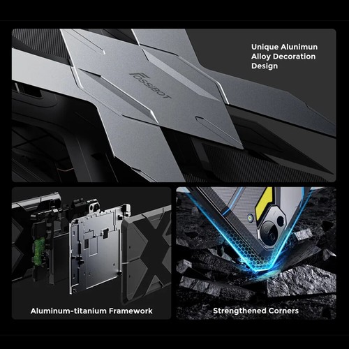 Fossibot DT2 Rugged Tablet Camp Light 22000mAh 66W 64MP 20GB+256GB 10.4 inch 2K - Picture 12 of 16