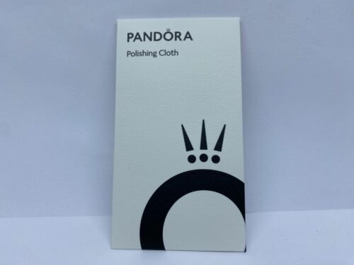 Pandora Double-Sided Pink Polishing Cloth 2 in 1 Jewellery Cleaning - Picture 2 of 2