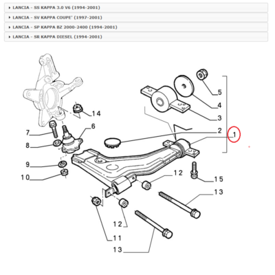 KIT DE BRAS Oscillant Transversal Triangle Suspension Rotule Avant Gauche Droit EUR 128,21
