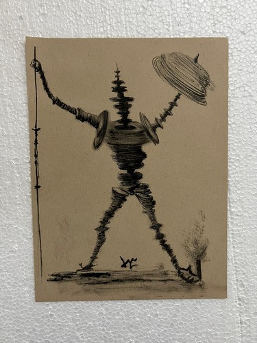 Salvador Dali - Amazing Ink Paper - Signed - Stamped - A1