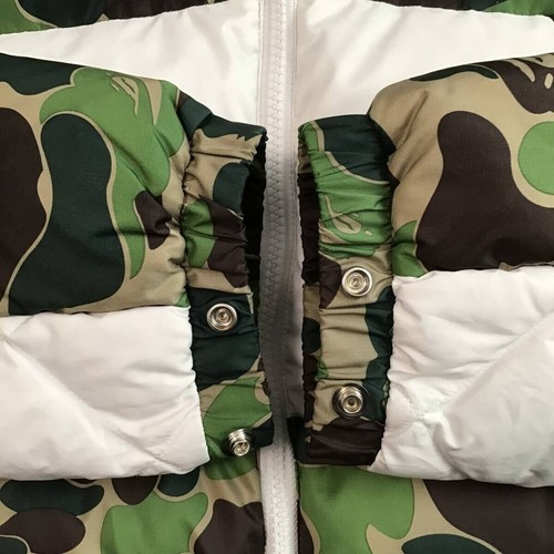 BAPE × Adidas Shark full zip hoodie Puffer Down Jacket A Bathing Ape Size S - Picture 6 of 10