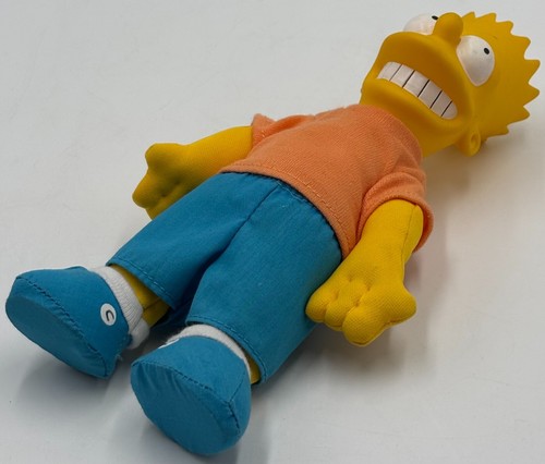 1990 Meet The Simpsons Burger King Plush Dolls Homer, Marge, Bart, Lisa, Maggie - Picture 13 of 21