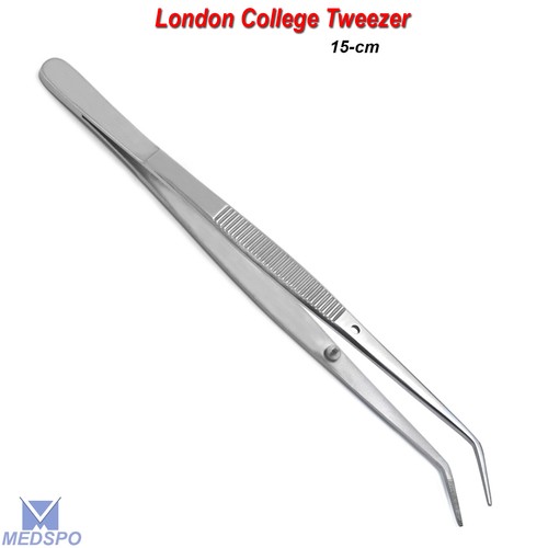 Dental Tweezers Tissue Pliers Cotton & Dressing Forceps Surgical Dissecting Lab - Picture 2 of 5