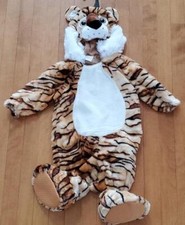 Baby Boys Girls Plush Tiger Jumpsuit Costume - Warm Size 6 12 18 months NWT