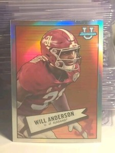 Will Anderson 2022 Bowman Chrome U 1952 Retro Rookie - Houston Texans