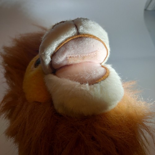 Vintage 1993 Lion King Plush Simba Adult Mufasa 12"Mattel Original Disney Toy - Picture 10 of 17
