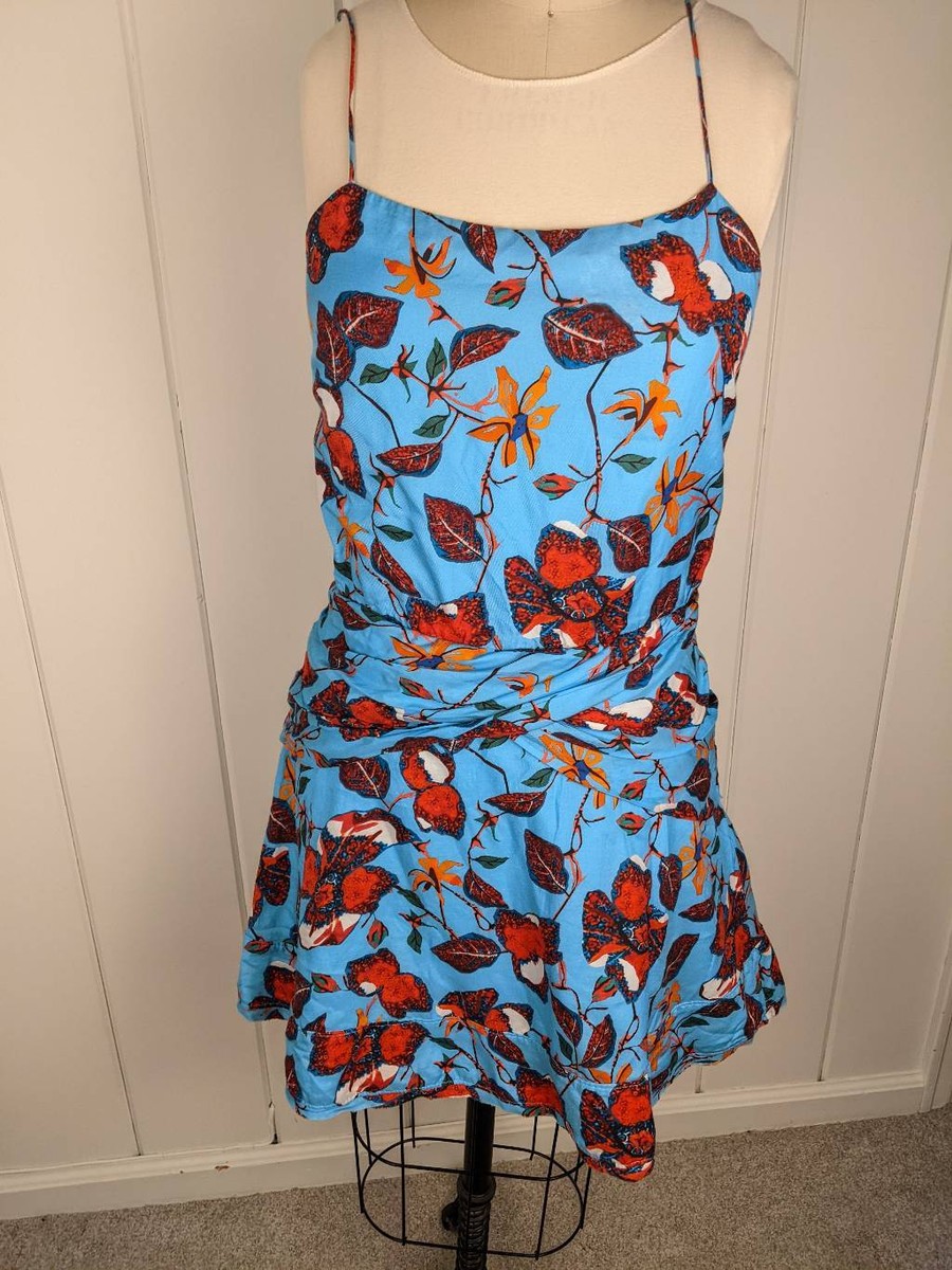 derek lam 10 crosby blue dress Shanaya Front Wrap Dress main image 1