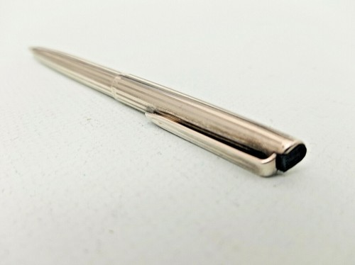 AURORA 98 MILLERIGHE STERLING SILVER 925 BALLPOINT PEN VINTAGE EXCELLENT - Picture 6 of 6