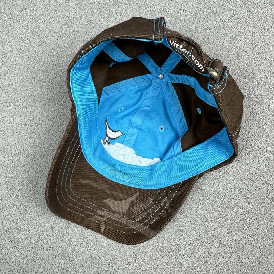 Gorra de béisbol vintage OG Twitter Bird muestra promoción correa trasera Foto 3 de 4