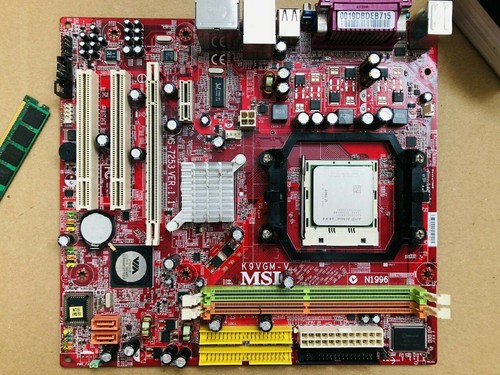 MSI K9VGM-V AM2 Motherboard + CPU ATHLON 64 X2 5000+ + DDR2 4Gb - Bild 5 von 5