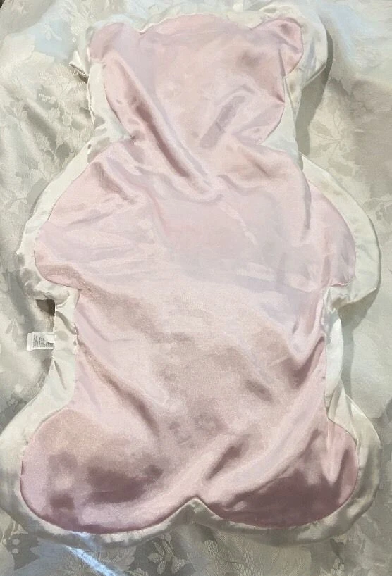 58876 Gund My First Teddy Rosa Abrazos Oso Manta de Seguridad Lovey Satin Foto 4 de 4