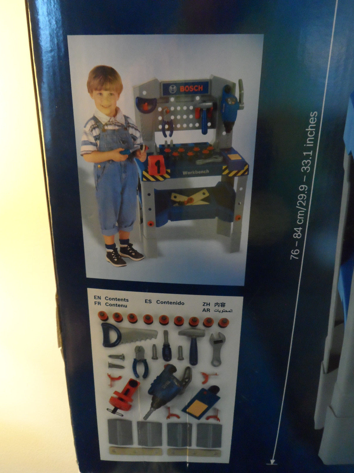 theo klein bosch workbench with sound