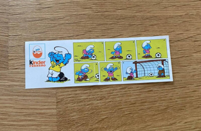 Leaflet BPZ - Smurf cheering Smurfs 1990 EU