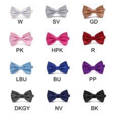 NEW Boys/Girls Double Layers Pre Tied Satin Wedding Party Tuxedo Quality Bow Tie