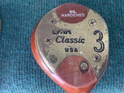 Lynx Classic USA Oil Hardened Persimmon Wood Set - RH, 1,3,4/5, Stiff Steel- WOW - Picture 3 of 18