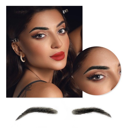 Beauty Artificial Wave Style Lace Artificial Weaving Eyebrow Fake Eyebrows