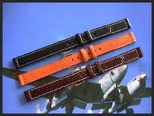 12mm XL Ladies Black Brown Tan Genuine Pigskin fashion watchband strap IW SUISSE