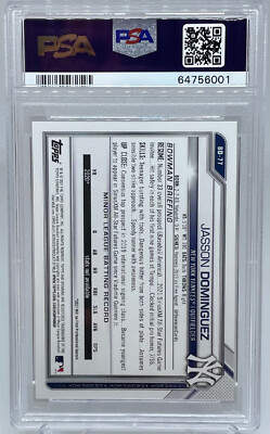 2021 Bowman Draft - Jasson Dominguez #BD-77 Gold /50 (RC) for sale