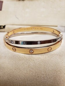 Cartier Love Bracelet 18K Rose White 