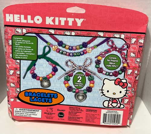 Hello Kitty Shoelace Bracelets Beads Charms Create Your Own Sanrio 2014 READ - Picture 4 of 6