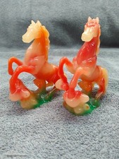 Acrylic Rearing Horse Figurines 