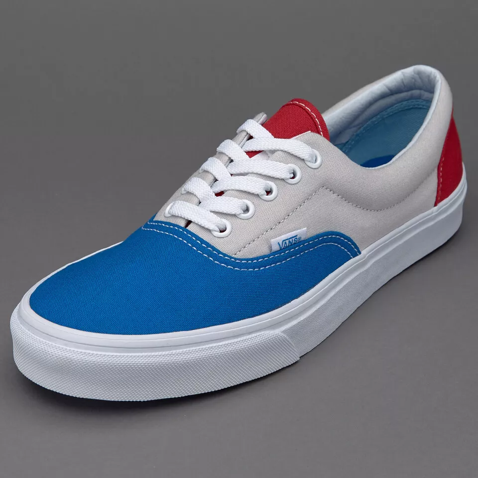 Vans Era 1966 Canvas Skate Shoes VN0A38frmv2 Blue Grey Red 100
