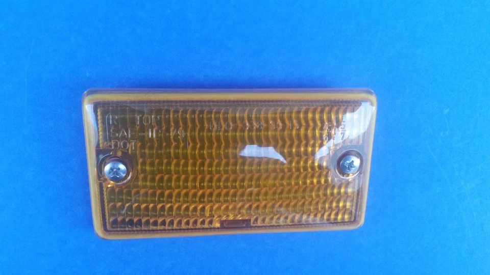 LENTE SEÑAL GIRO IZQUIERDA ORIGINAL MERCEDES BENZ 350SL 450SL 380SLC 0028261790 Foto 3 de 4