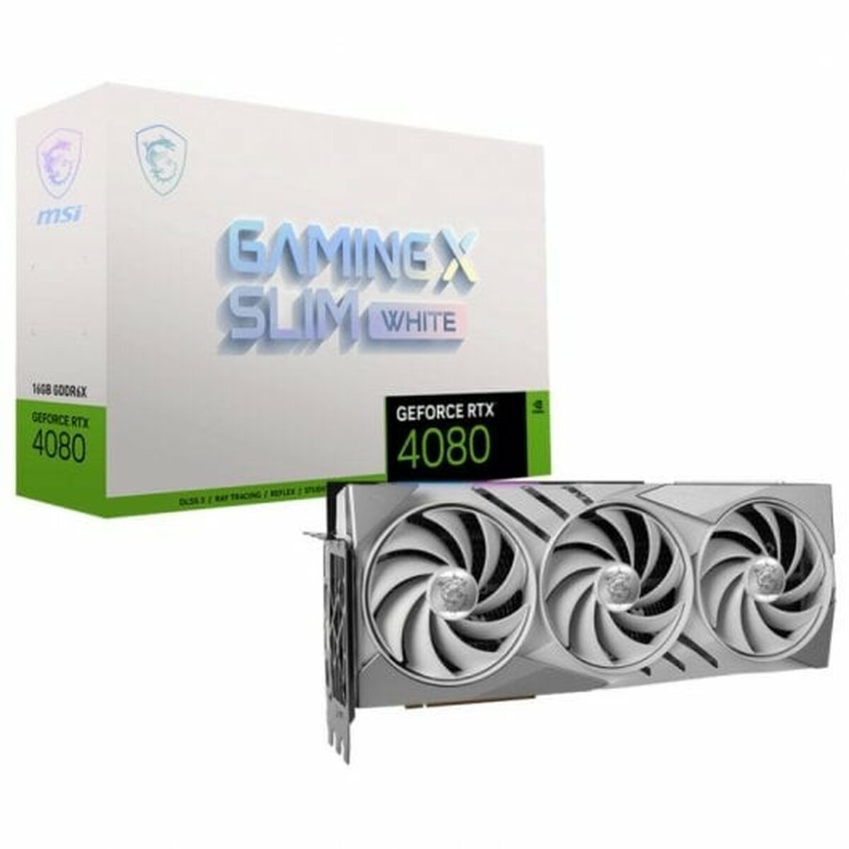 Scheda Grafica MSI GeForce RTX 4080 GAMING X SLIM NVIDIA GeForce RTX 4080 16 GB