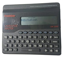 FRANKLIN Language Master Dictionary Thesaurus Synonyms Model LM-2200