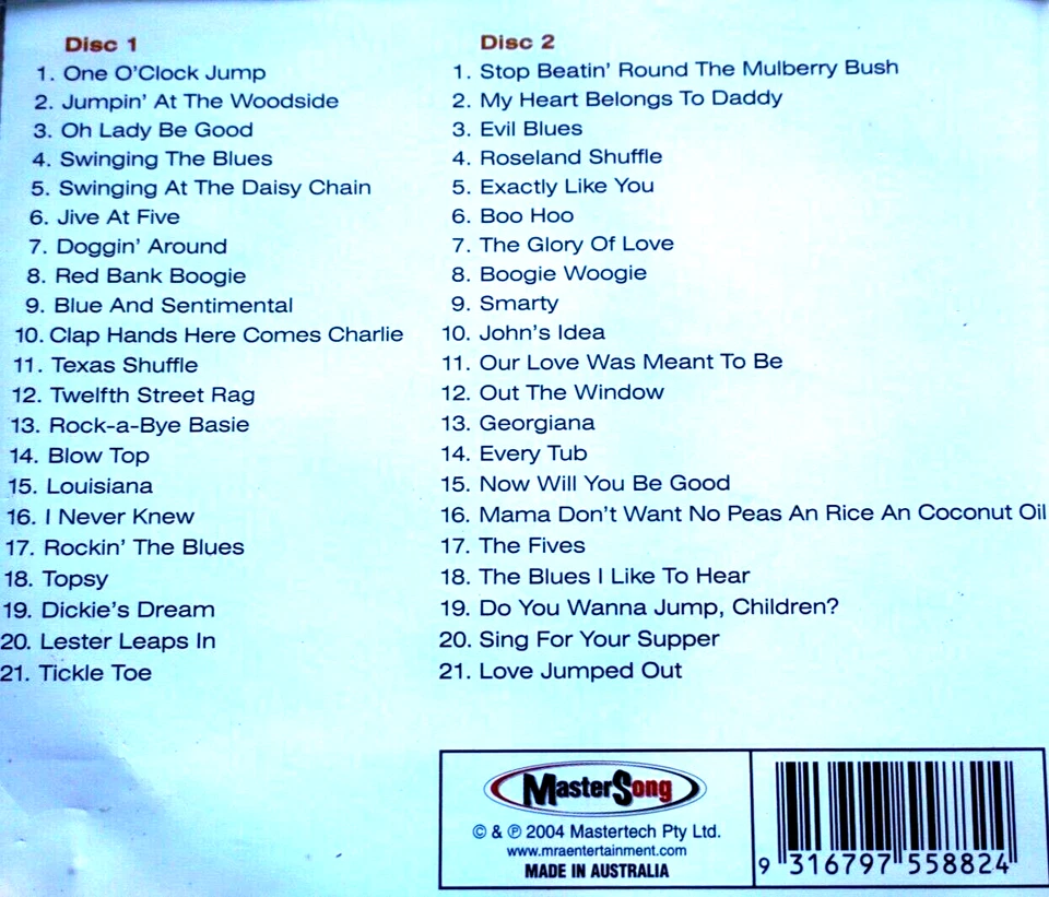 The Very Best Of - Count Basie, 2 CD Set - CD, VG - Image 2 of 2