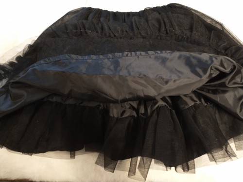 Vestido Janie And Jack Niñas 6 OCASIONES ESPECIALES negro de tul y crema - Imagen 4 de 7